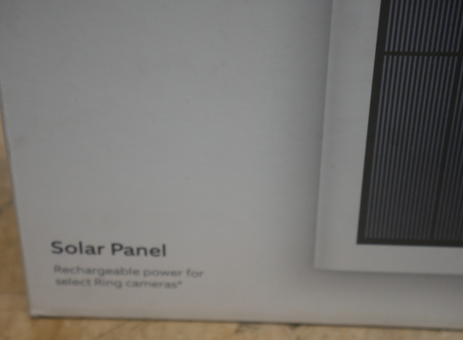 Ring 2nd Generation Solar Panel for Select Ring Cameras White USB-C NEW/OPEN BOX