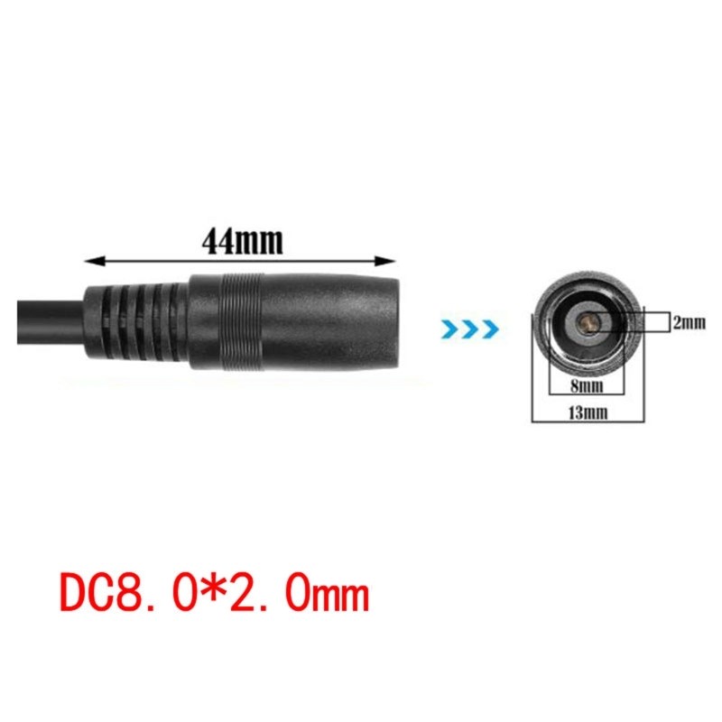 6.2m Solar Panel Charging Cable Reinforced Connector For Outdoor Power Stations