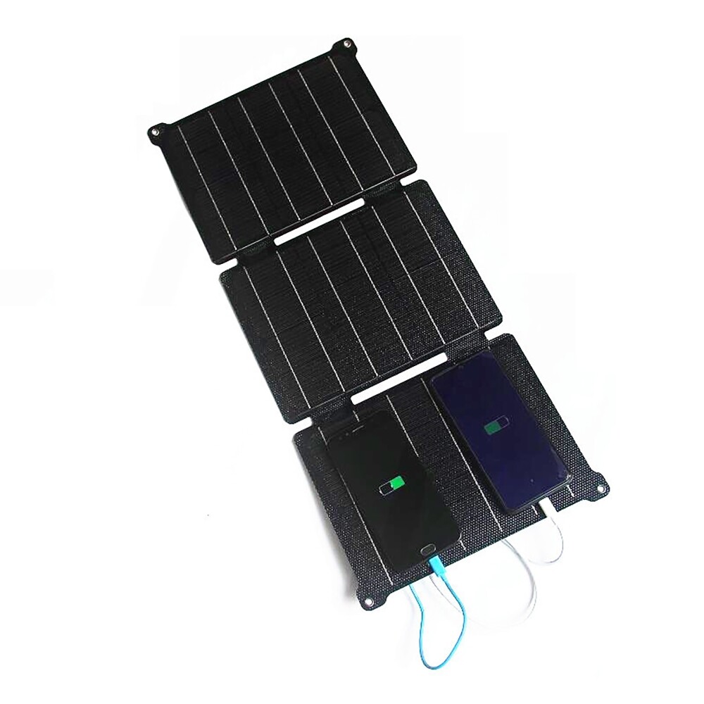Flexible Folding ETFE Solar Panel Charger Waterproof Solar Charger USB/DC/Type-c
