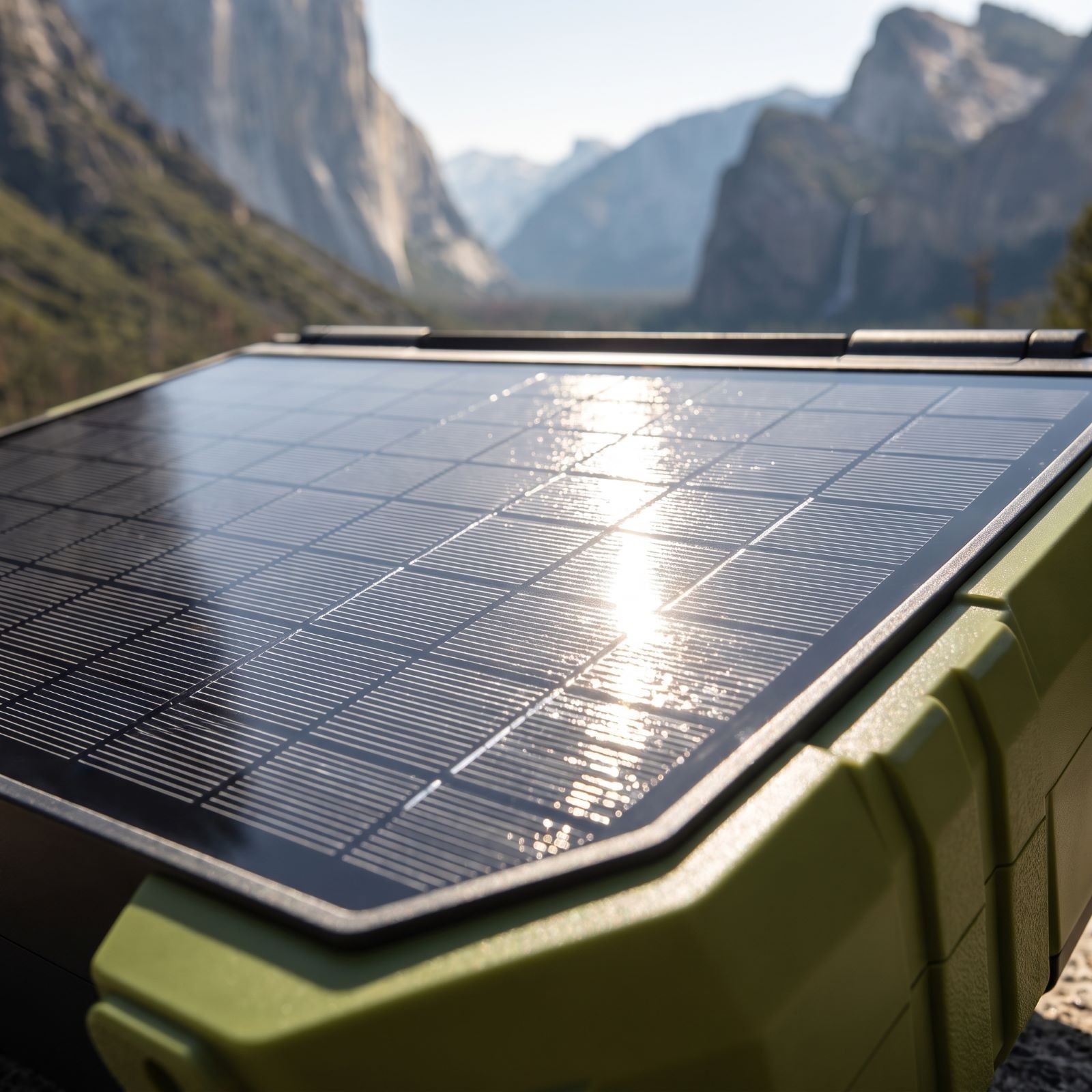 1600W Portable Power Station, 1024Wh LiFePO4 with Built-in Solar Panel