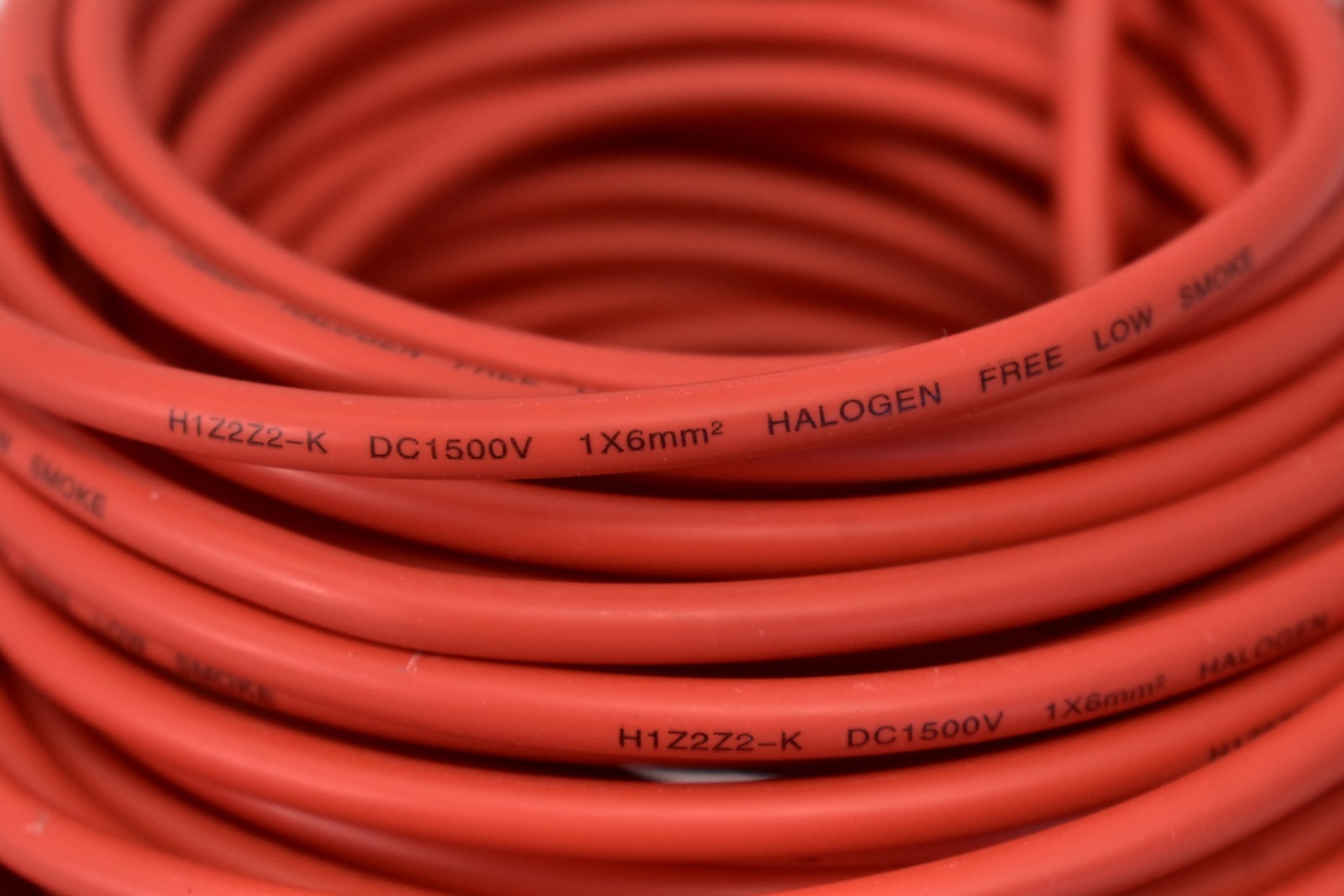 Solar Panel Extension Cable 30 Meters H1Z272-K MC4X6-R-30M Spliced End