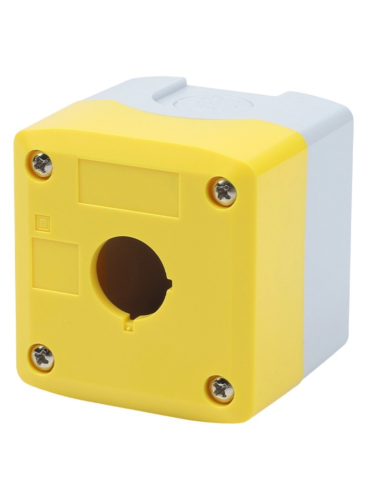 Industrial Push Button Control Box IP65 Waterproof ABS+PC Material Yellow