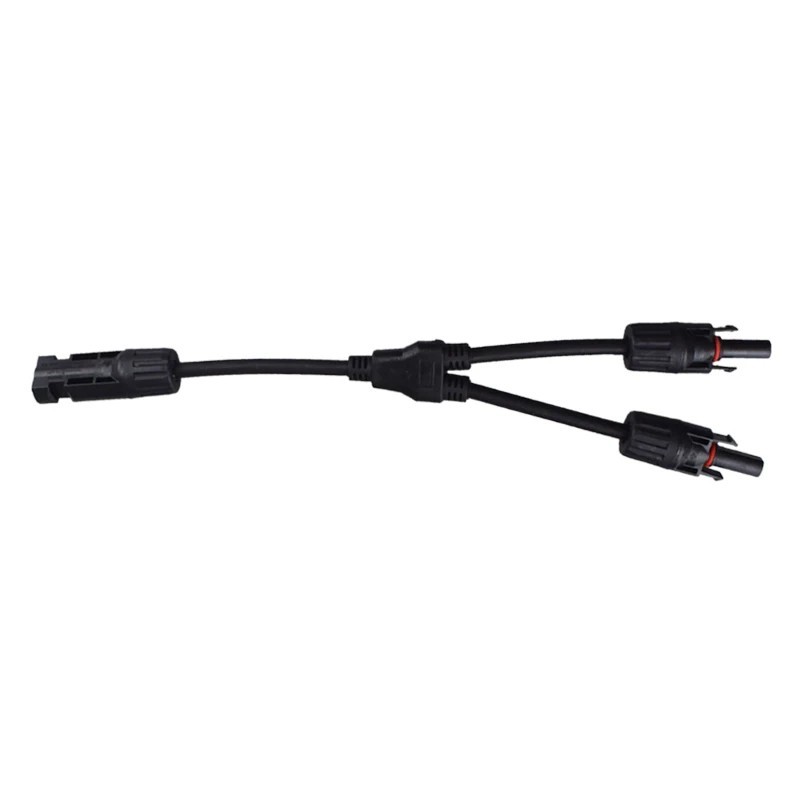 Solar Panel Y Branch Cable Connection Waterproof Adapter Connector Extension US