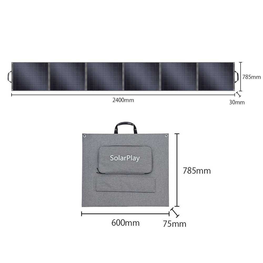 SolarPlay 3600W&3840Wh LiFePO4 Portable Power Station With 400W Solar Panel