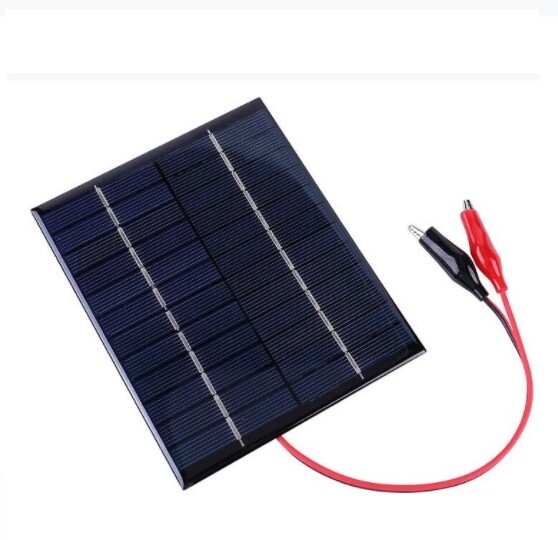 The 2W 12V solar panel charging board DIY solar dropper board+tiger clip
