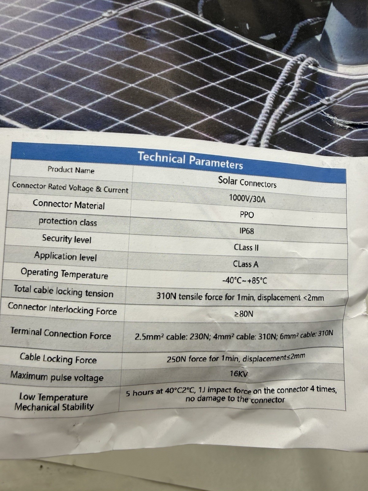 Solar Connectors for 3 Solar Panels, Tool-Free Solar Panel Wires and Connectors