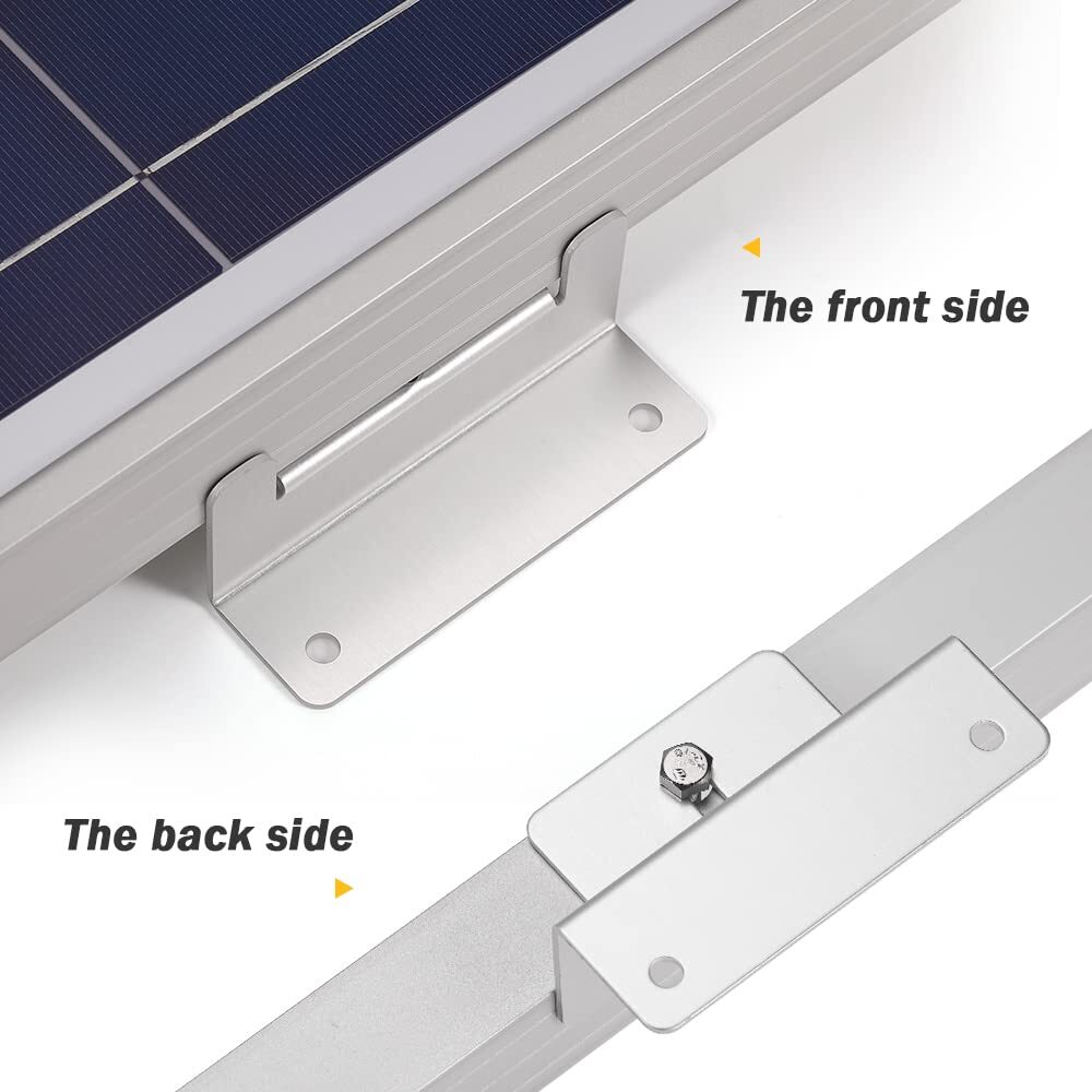 SOLAR Solar Panel Mounting Hardware Z Brackets for RV Roof Boat Set of 16 Units