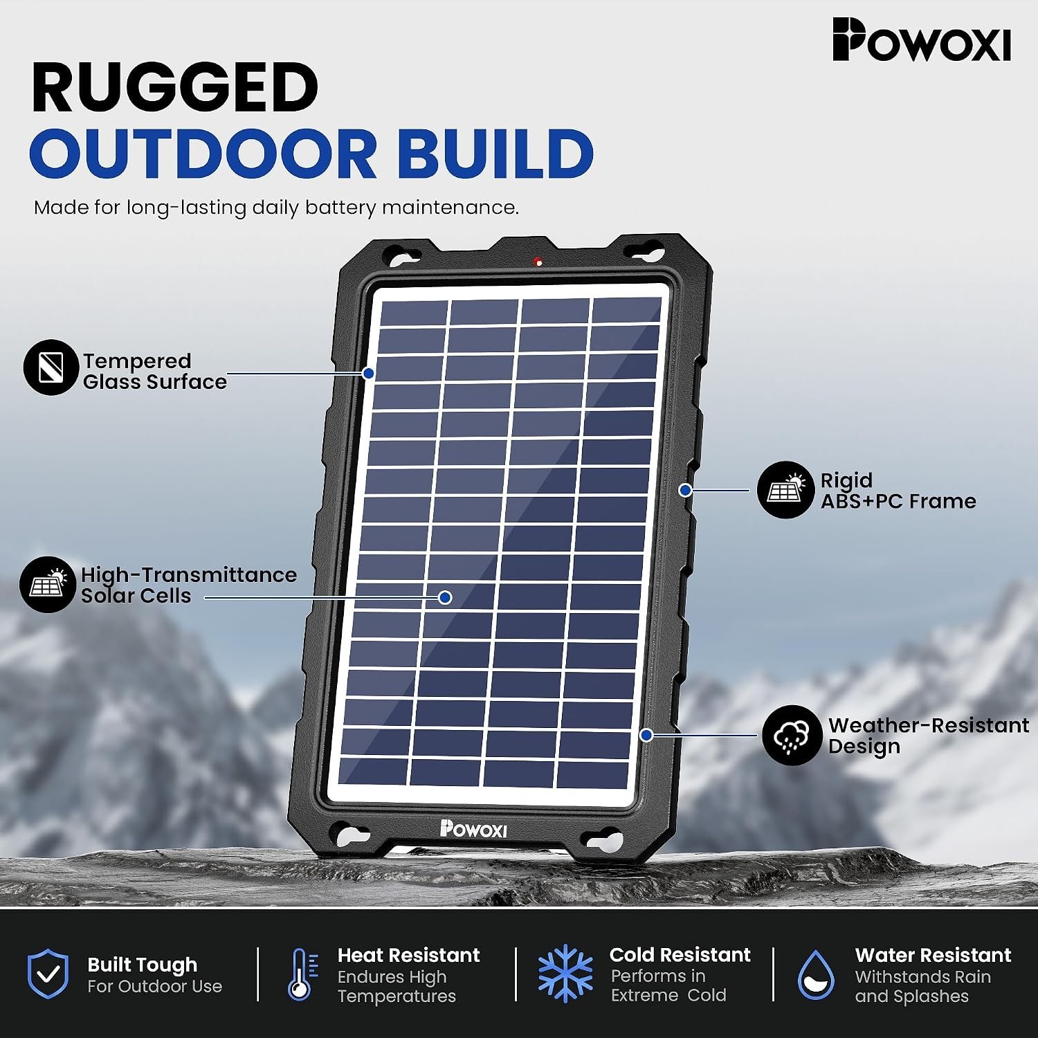 Intelligent Safety Protections | Solar Battery Charger