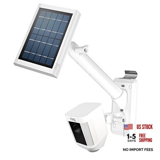 HOLACA 2-in-1 Vinyl Siding Clips for Ring Solar Panel Spotlight Cam White
