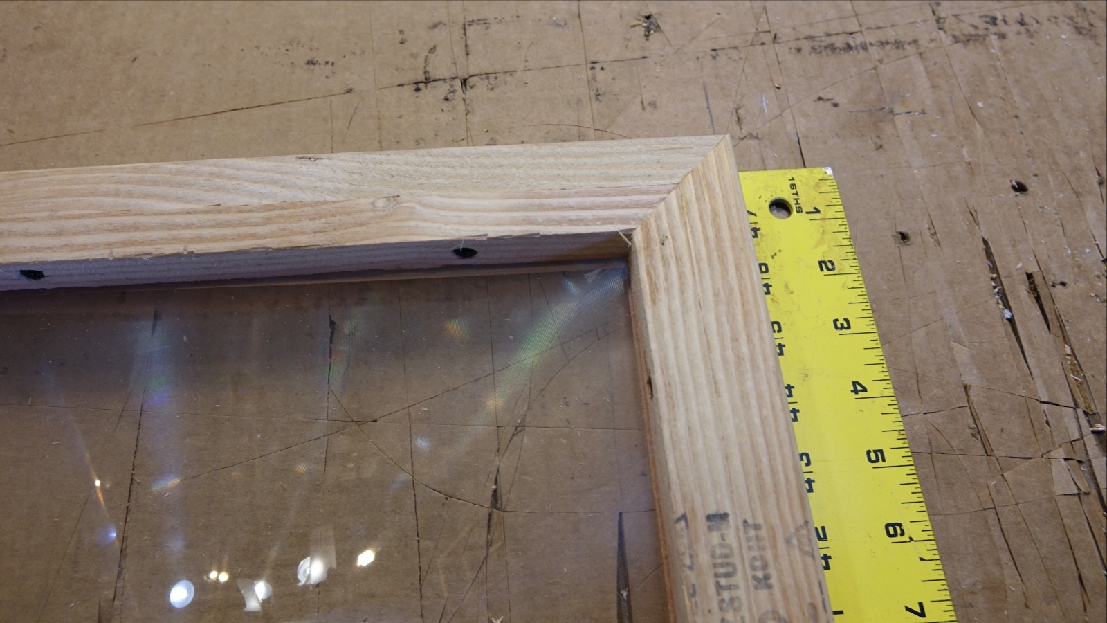 15″ x 15″ SPOT FRESNEL LENS Famed dimensions CLEAR SPOT