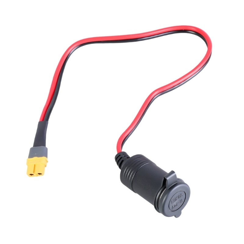 Portable XT60 Battery Charging Cable XT60 Male/Female to Car Charging Adapter