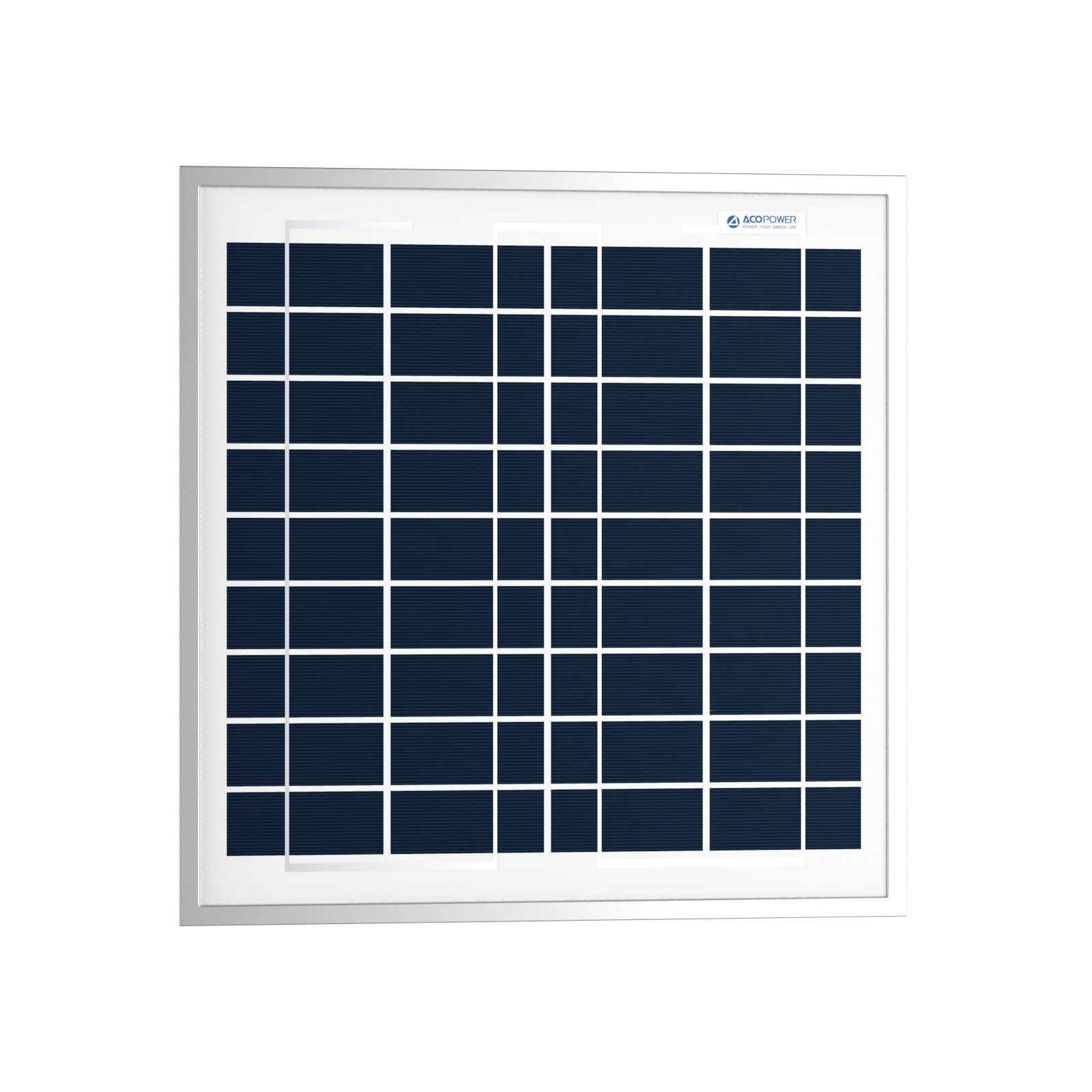 ACOPower 15W Poly Solar Panel for 12 Volt Battery Charging