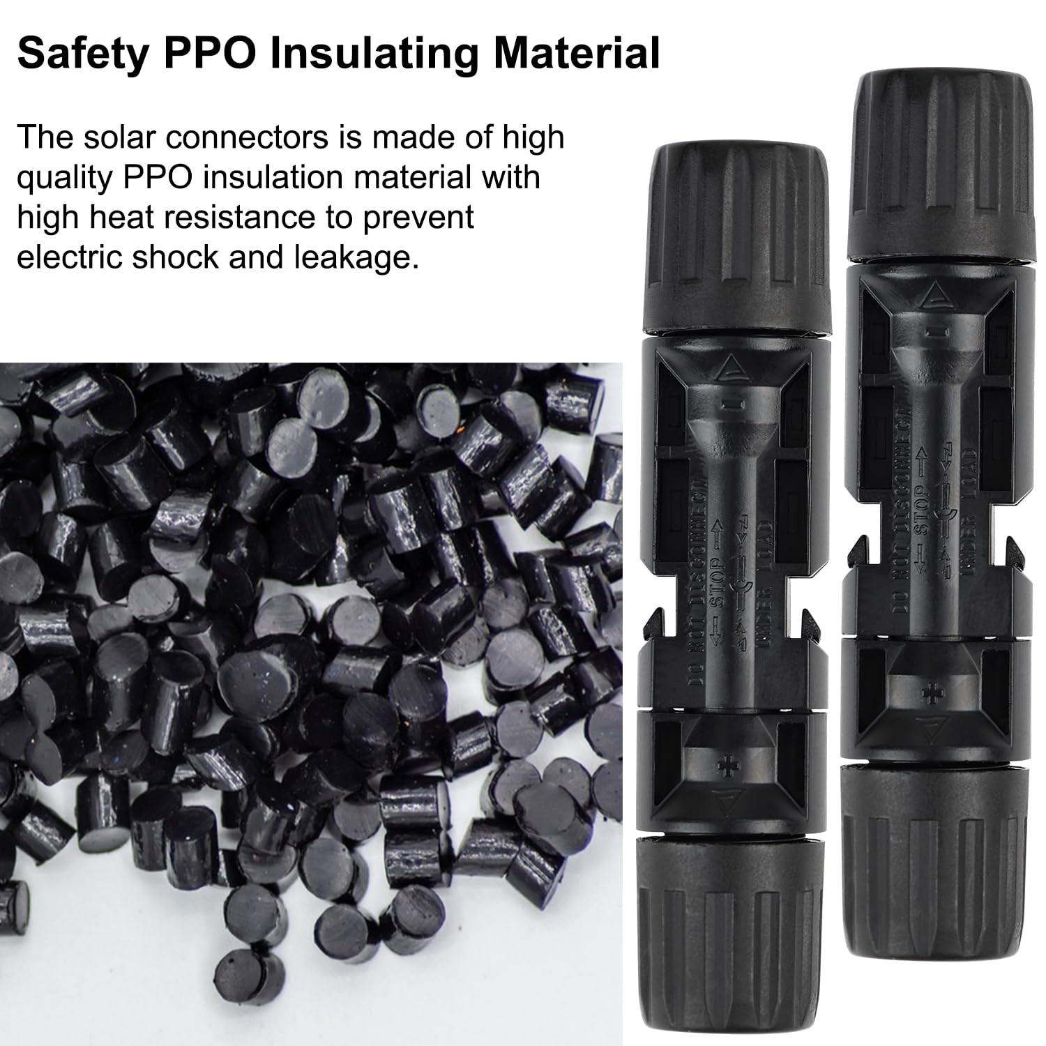 20Pairs/40PCS Solar Panel Connectors MC4 Male & Female Solar Cable Connectors…