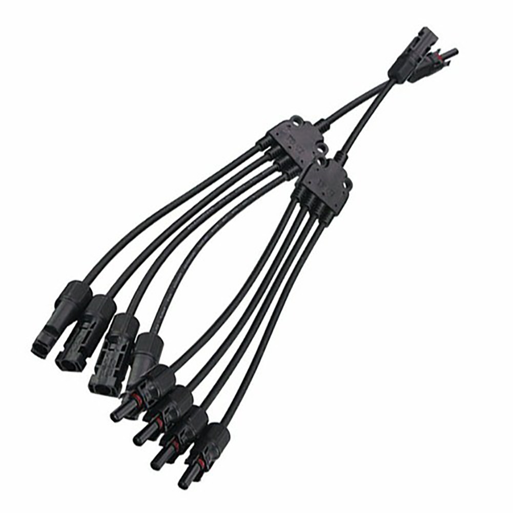 M/F Solar Panel Connector Y Branch Cable Connection Adapter Waterproof Plug Kit