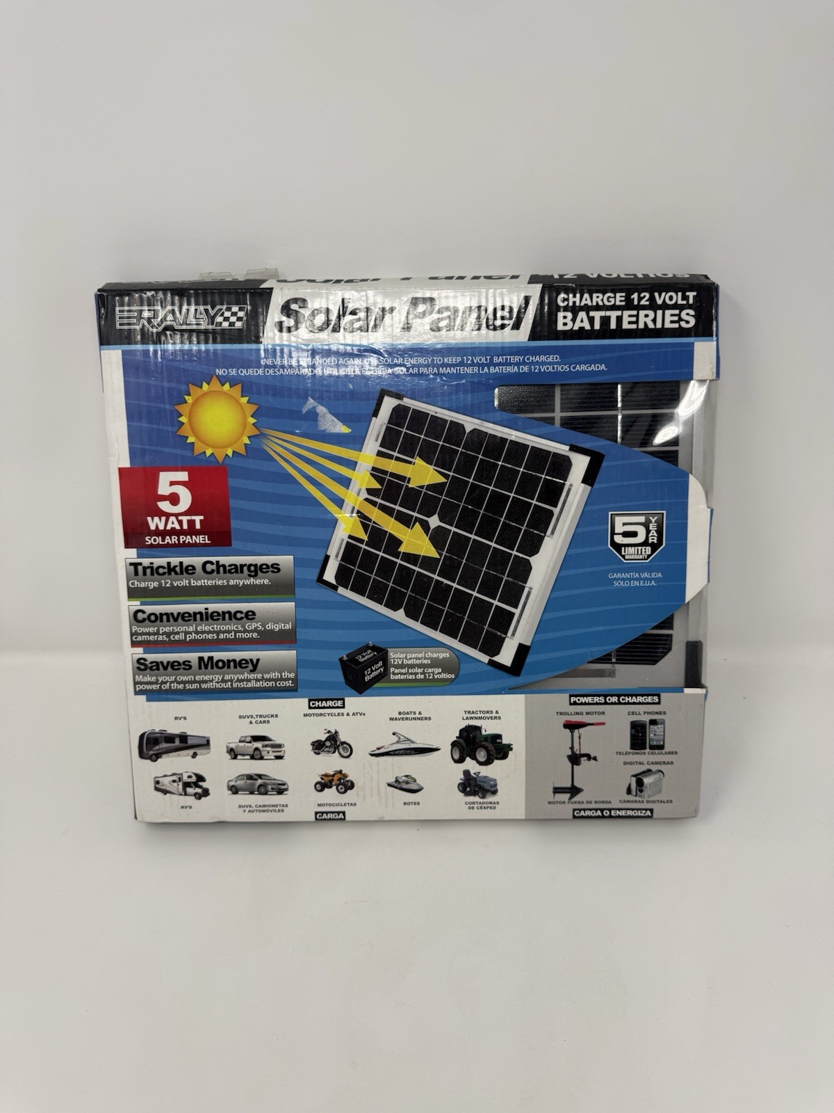 5 Watt Solar Panel New In Box