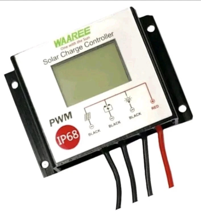 WAAREE WSBC-50 50W Solar Kit – 30A Controller + Rooftop Box – CEYONE – New