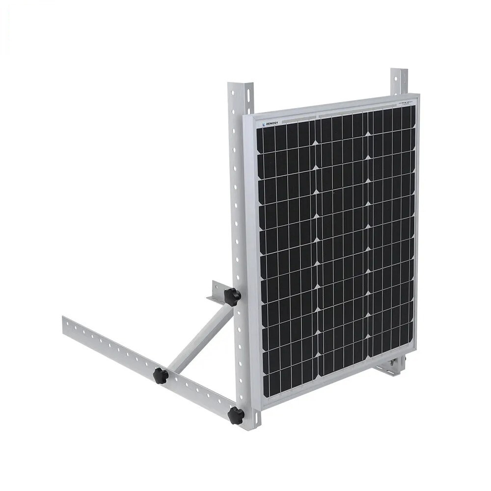 Solar Panel RV Tilt Mount Brackets Rooftop Flat Surface Adjustable Frame