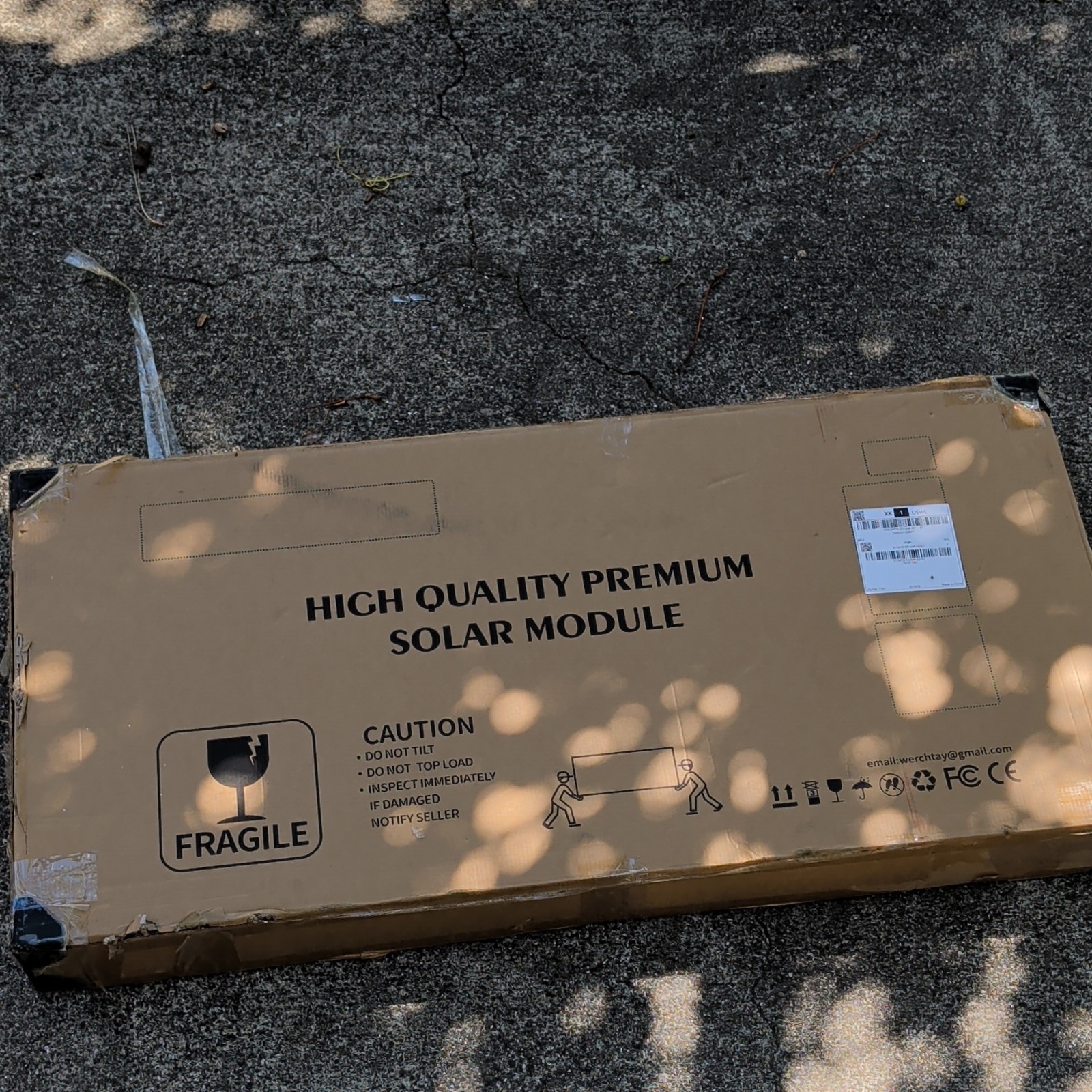 Werchtay 100W Monocrystalline Rigid Solar Panel 24.6V Black 1010x460x30mm
