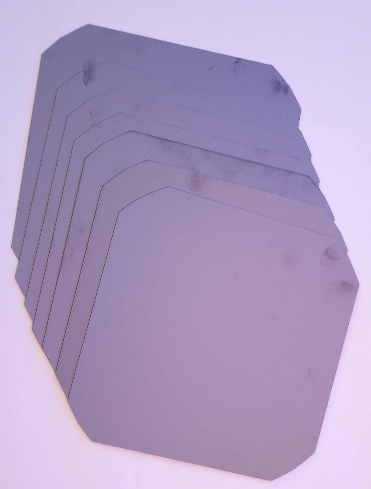 Silicon – raw Silicon slices from TOPSil – 150x150mm – 300um thick – Qty100