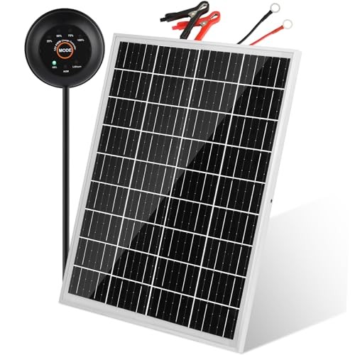 Solar Panel Kit 25W 12V Solar Battery Trickle Charger Maintainer PRO with