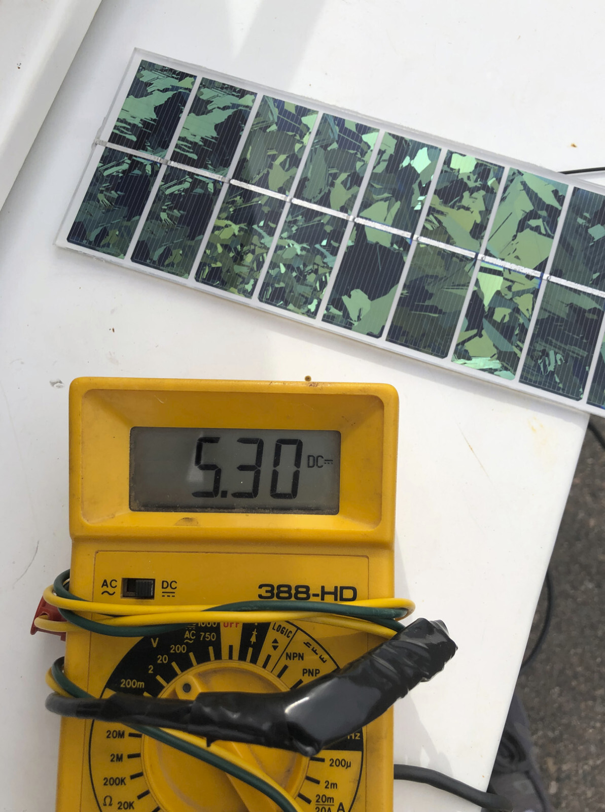 Mini Colored DIY 5v Solar Panel USB Cellphone 224 x 84mm 8.8×3.5 in.