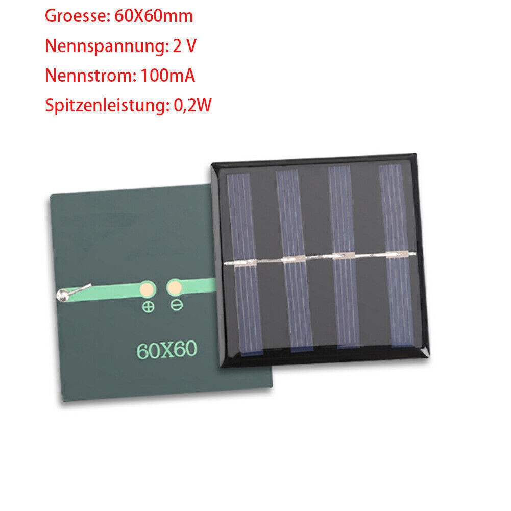 Solar Cell 0.5V 1V 1.5V 2V 2.5V 3V 4V 4.5V 5V 5.5V 6V 7V 10V Solar Panel