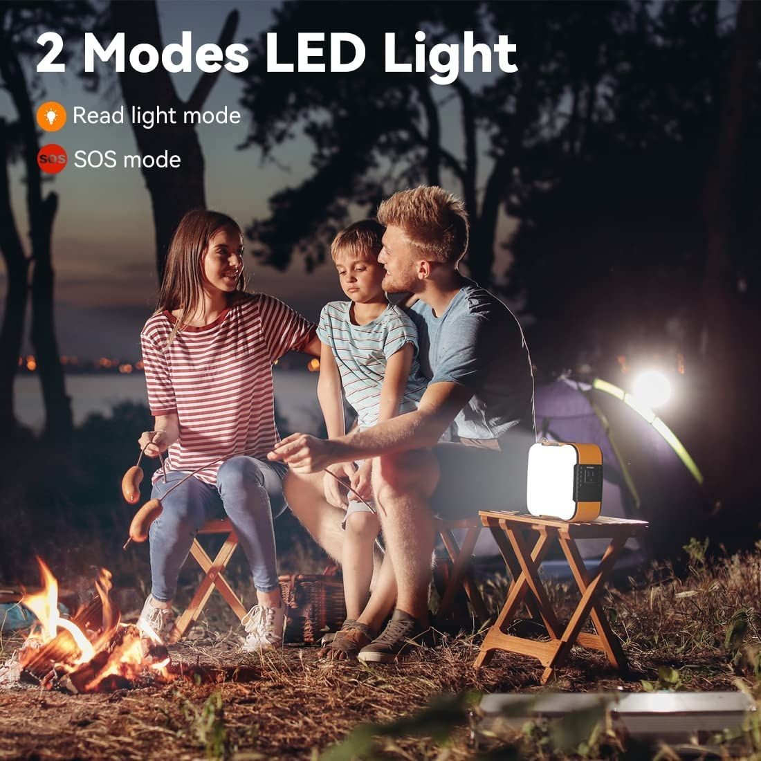Flashfish 120W Solar Power Station for Camping & RV Trips