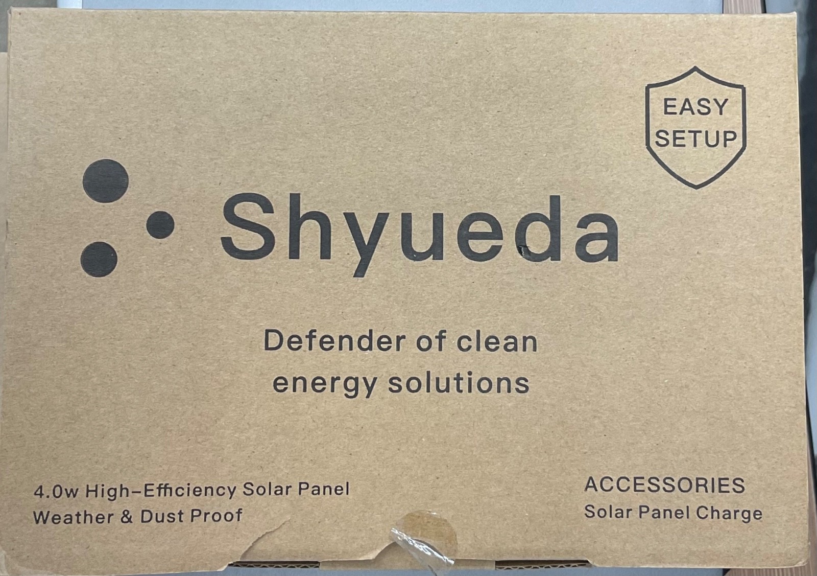 Shyueda 4W High Efficiency Solar Panel with 3 Solar Panels Open Box Never Used!