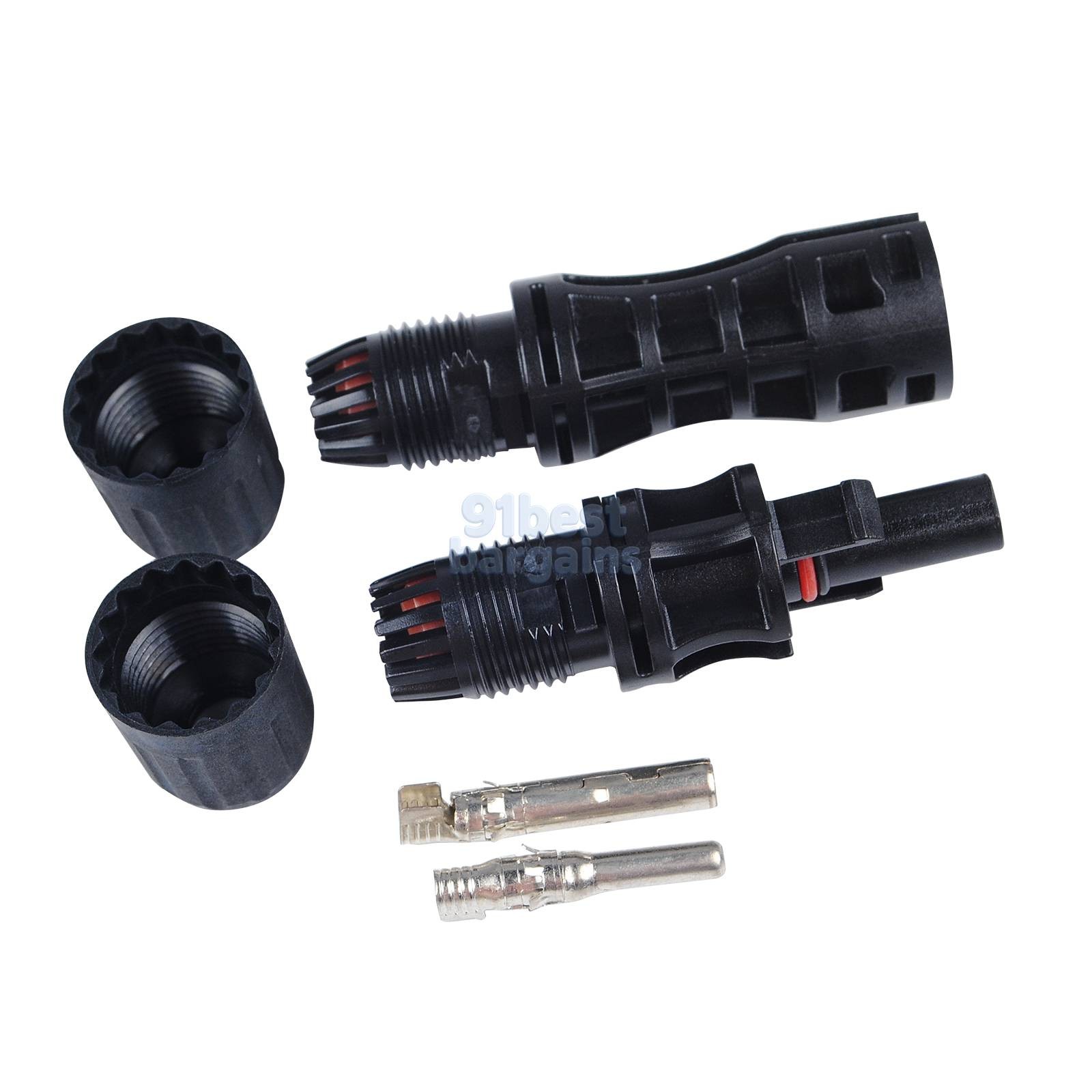 Lot Solar Connector For MC4 1500V 30A UV Resistant IP67 Male Female Connector