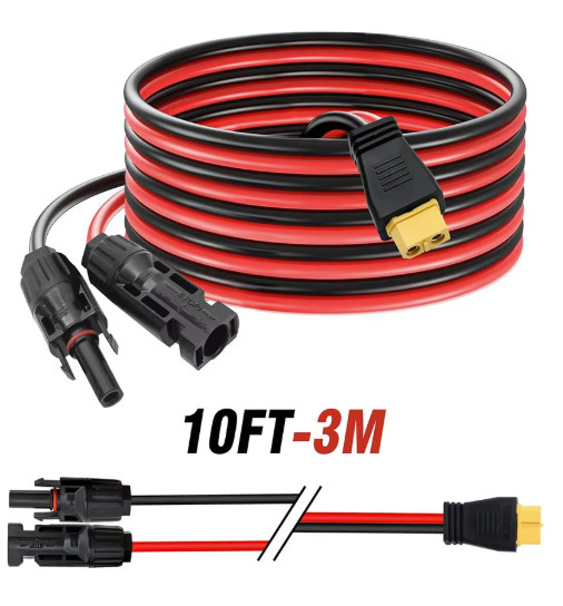 XT60 to MC4 Solar Cable 12AWG Energy Storage Charging Wire