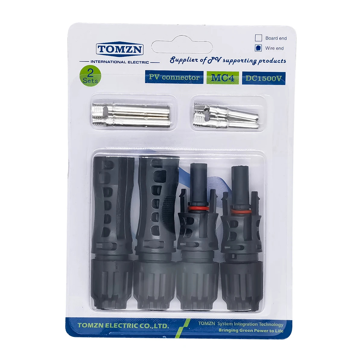 2 Sets of PV Solar Connectors 1000V 1500V 32A 45A Panel Branch PV Photovoltaic W