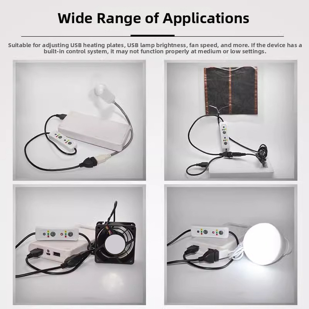 USB Timer Cable Memory Function Color-coded Indicators Red Green Yellow Lights