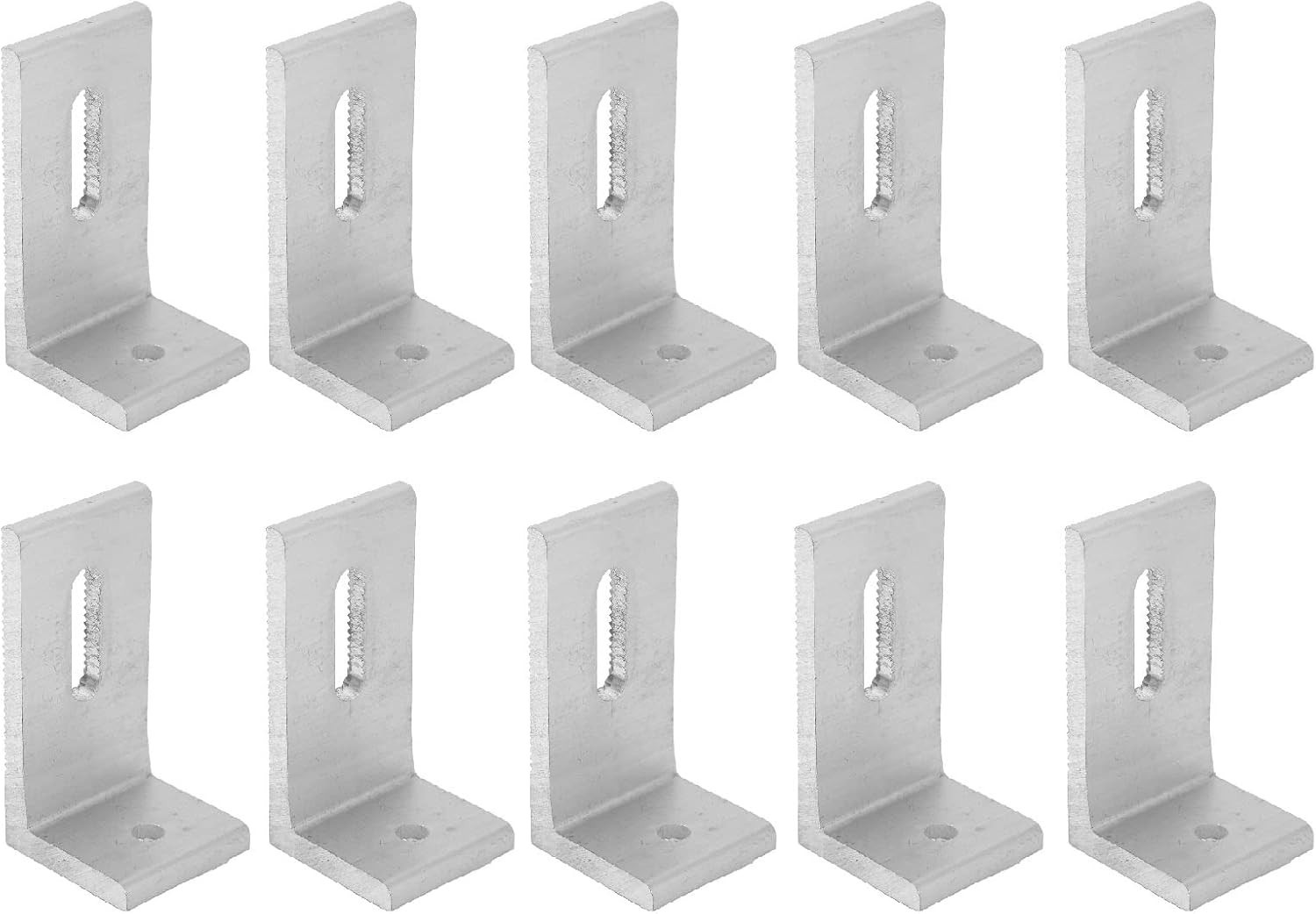 10-Pack Heavy-Duty Aluminum Alloy L-Foot Solar Mounts Photovoltaic Panel Moun…