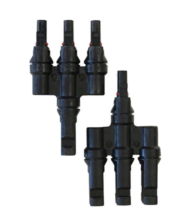 Solar Panel Connector MC4 3 To 1 Branch Connector , 1 Pair , USA Stock
