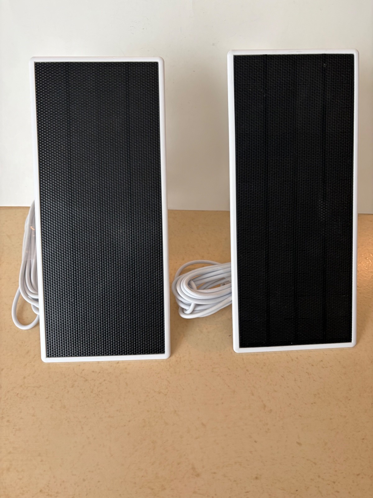 SET OF 5 -WASSERSTEIN “NESTOUT2SOLARWHTUSA” 2.5W SOLAR PANEL w/ BRACKETS