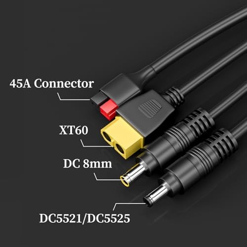 4-in-1 Solar Connector Extension Cable Splitter Adapter to 45A T10082