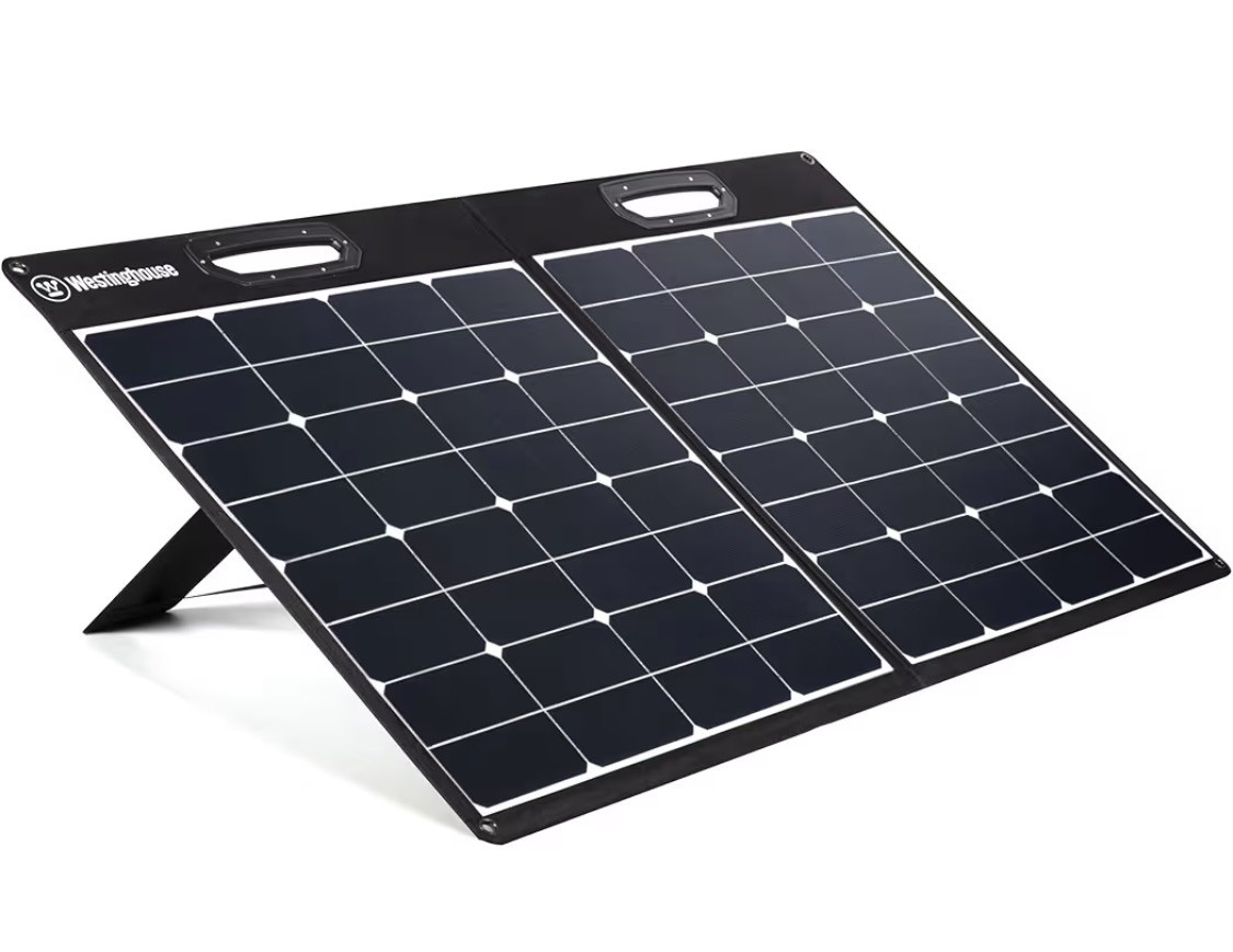 Westinghouse New In Box WSolar100p 100w Portable Solar Panel with all cords