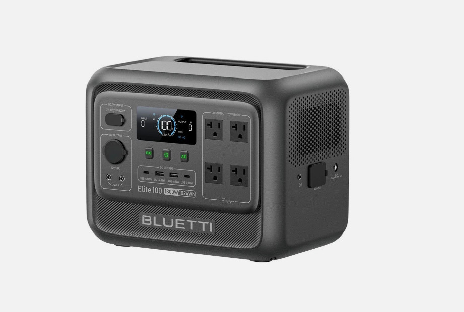BLUETTI Elite 100 V2 1024Wh 1800W Portable Power Station+Carry Bag for Road Trip