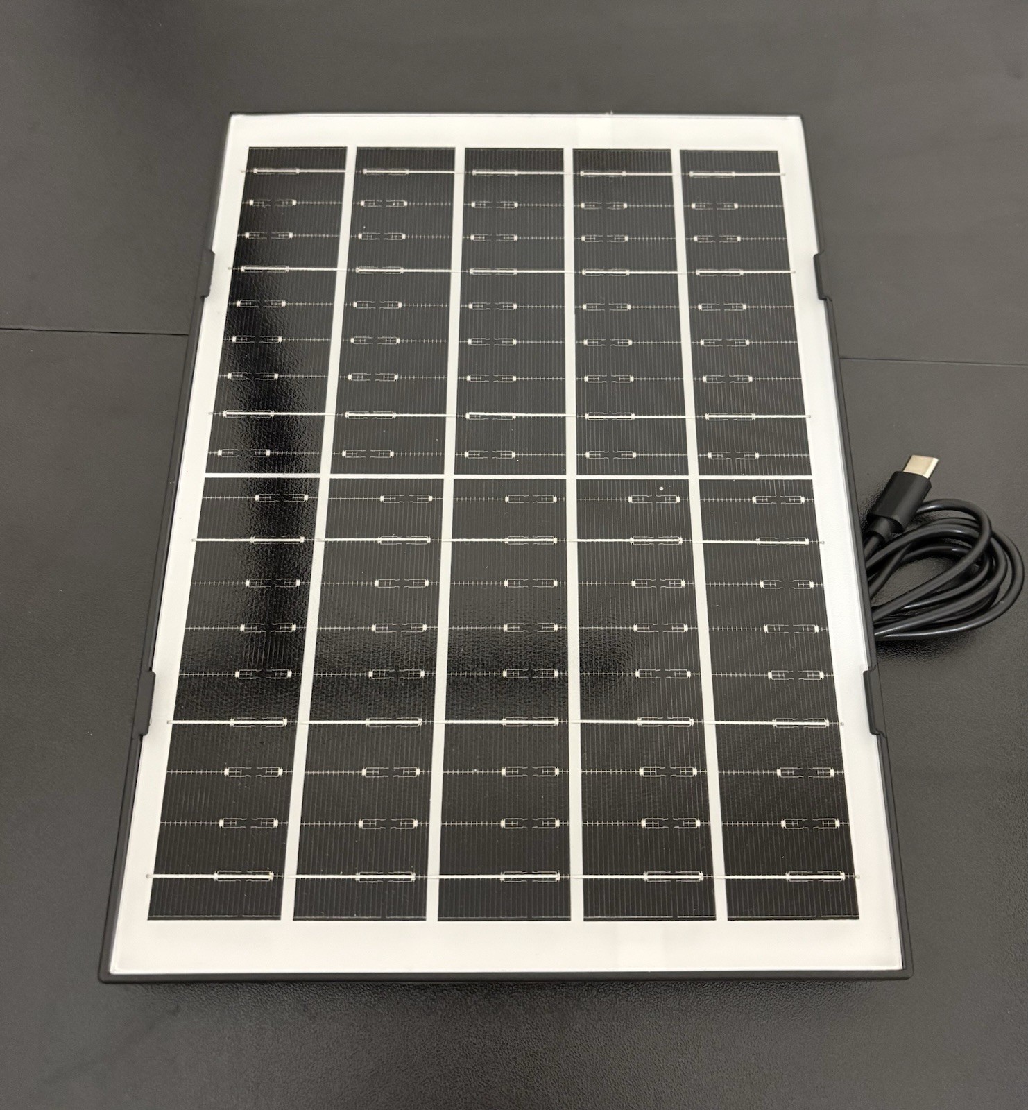 5V 10W Solar Panel for Security Camera Power Supply, Type-C Compatible