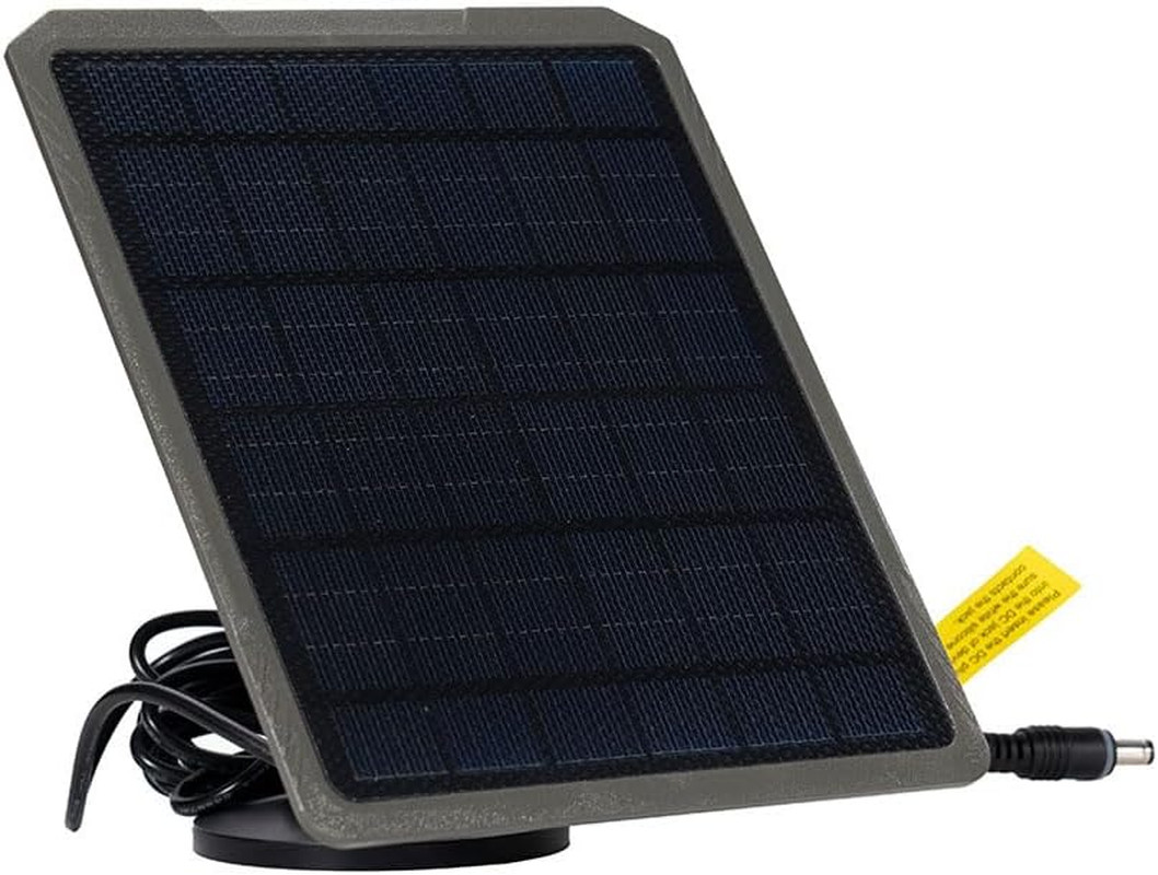 SP300 Solar Panel, 3.5W, 5.5X2.1Mm DC Plug, for Rechargeable Trail Cameras E6P,