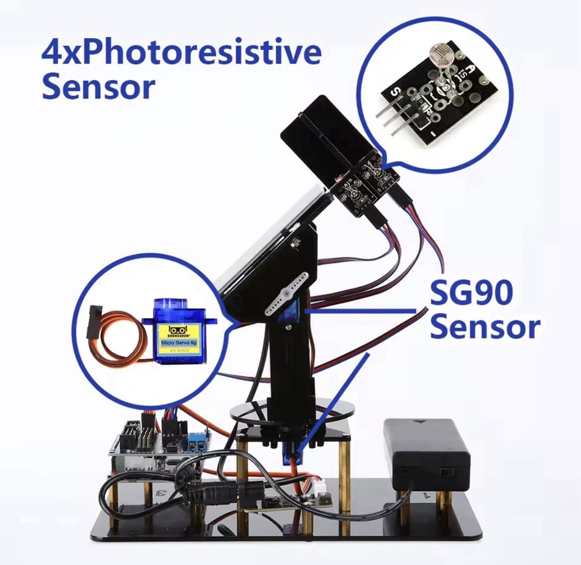 Smart Solar Tracker System Kit