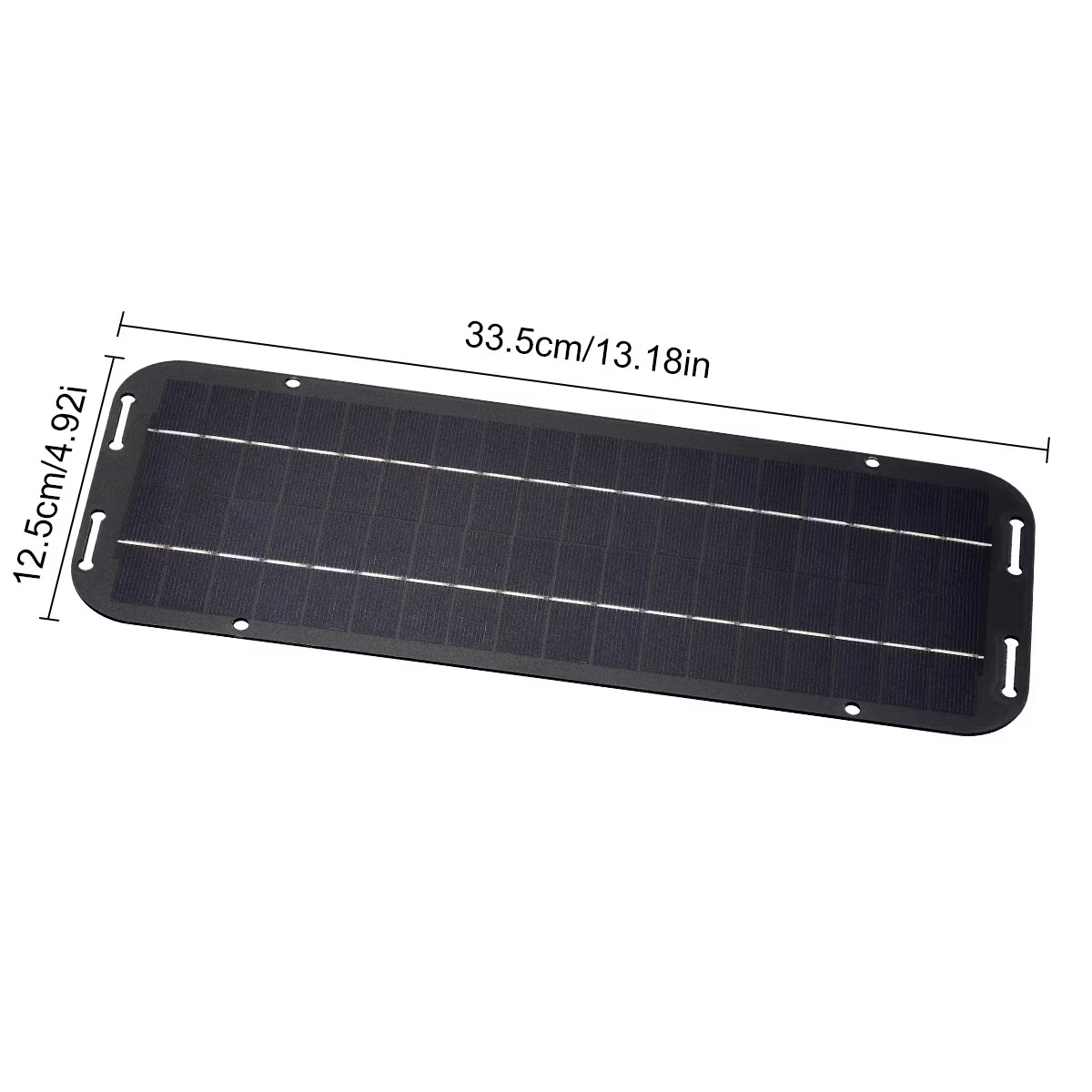 30W Solar Panel 12V Trickle Charger Battery Charger Kit Maintainer Boat Car RV