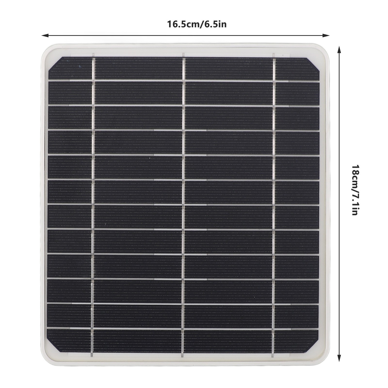Hot 20W Solar Panel With USB TYPE C DC Port Waterproof 5V 2A Portable Solar