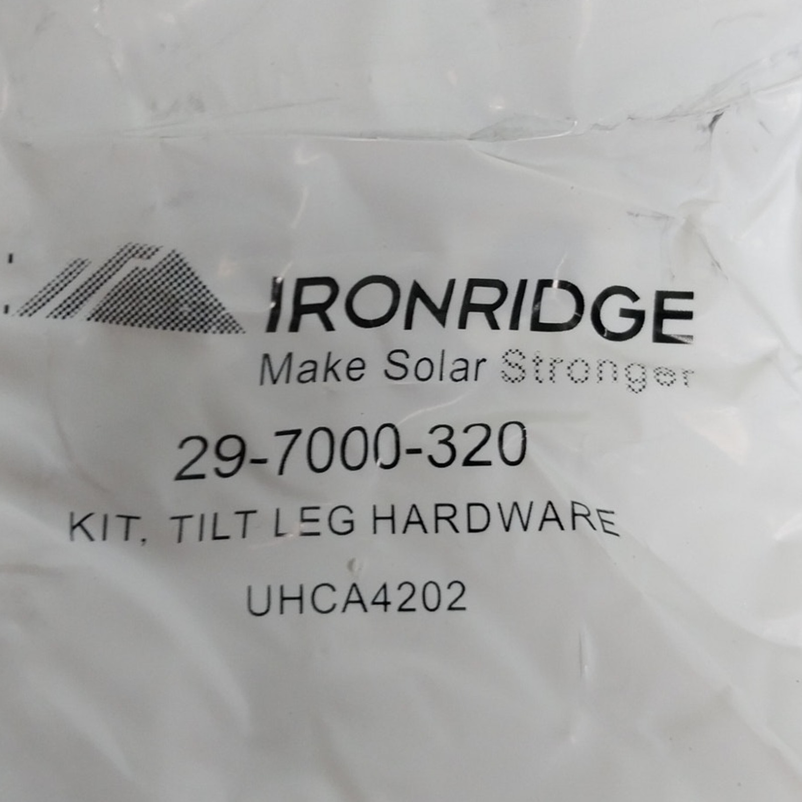 New Ironridge 10″ Fixed Tilted Leg Solar Panel Module North Leg ONLY w Hardware