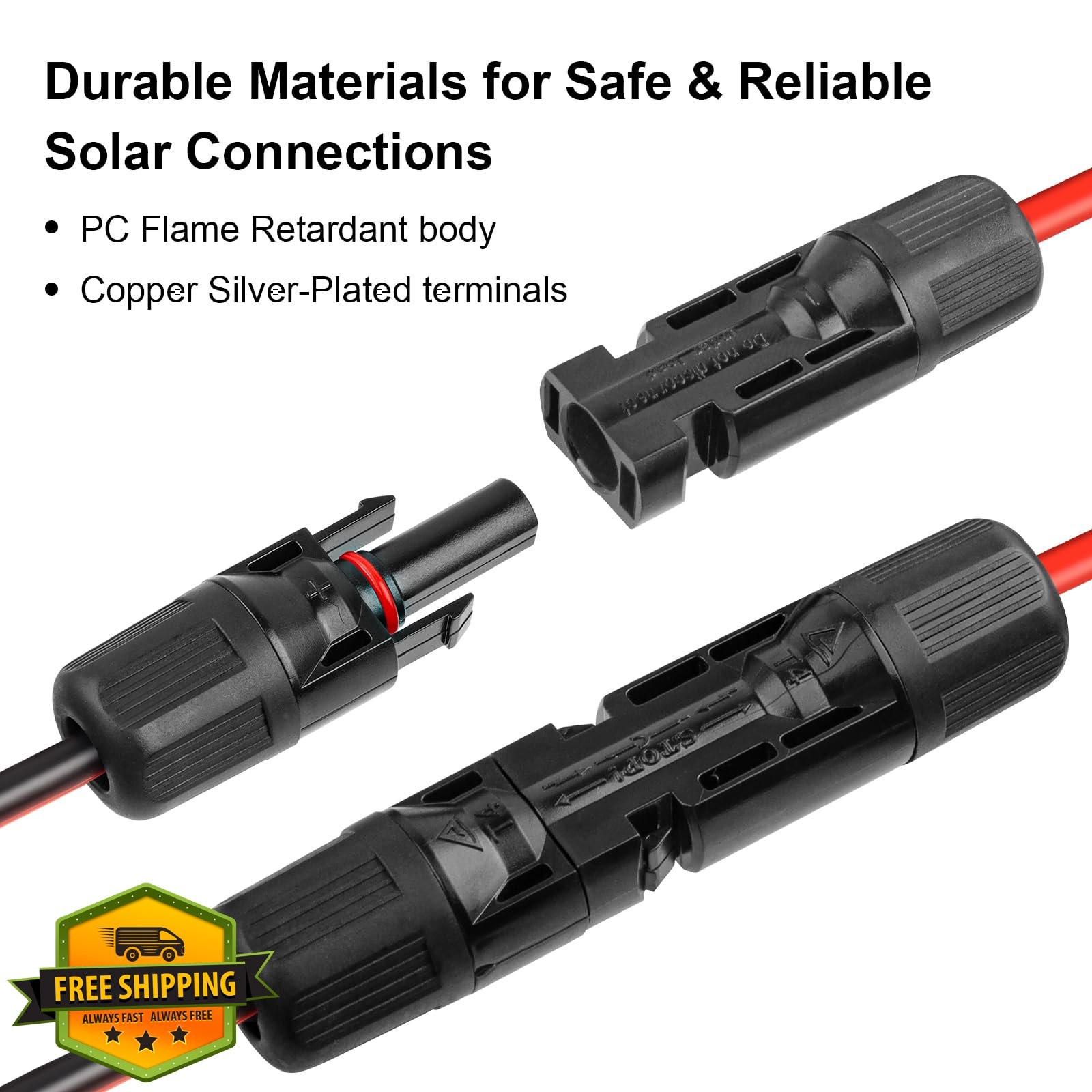 XRDS-RF Solar XT60 Cable 10FT 10AWG Extension