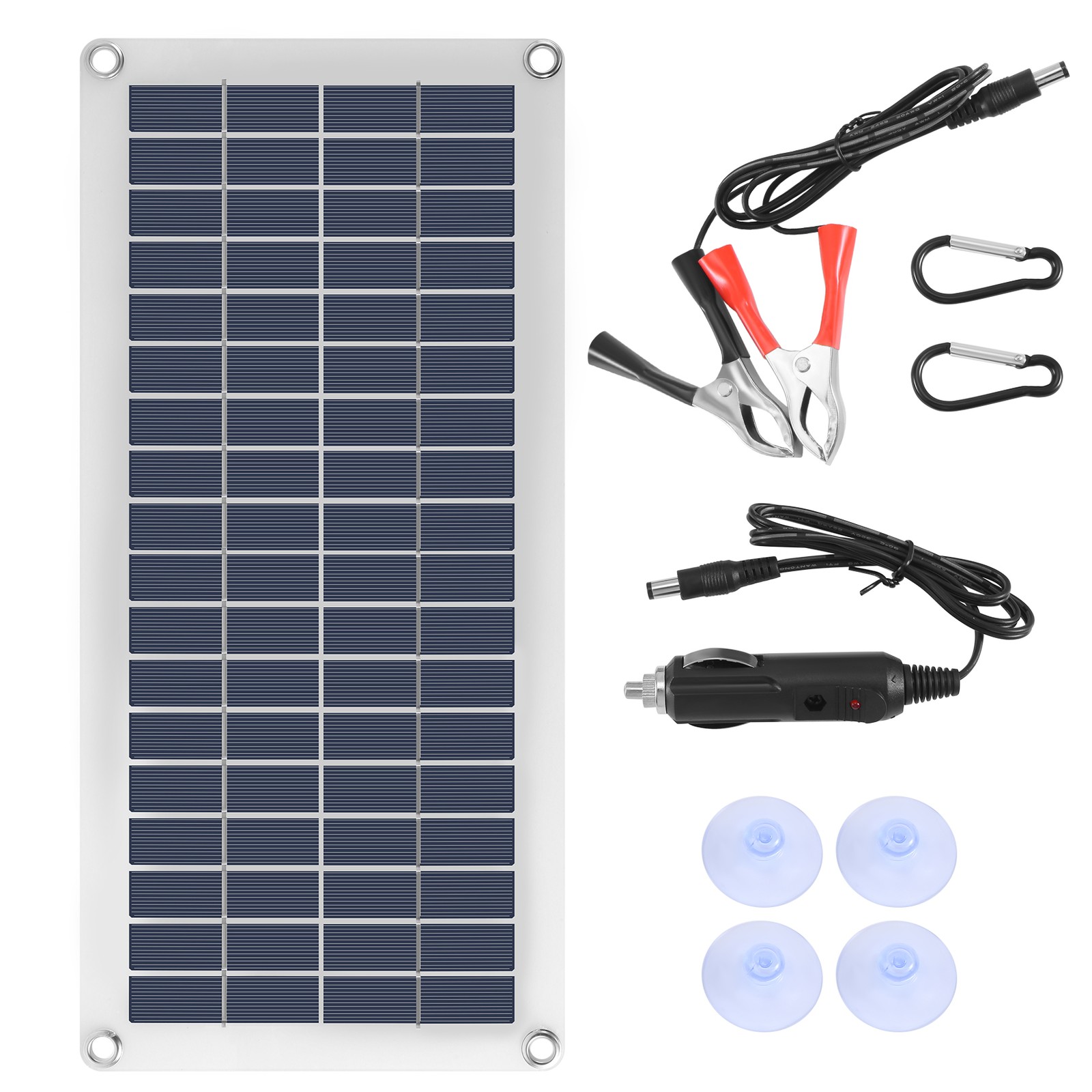 15W Solar Panel 12-18V Solar Cell Solar Panel for Phone RV Car MP3 PAD 5876