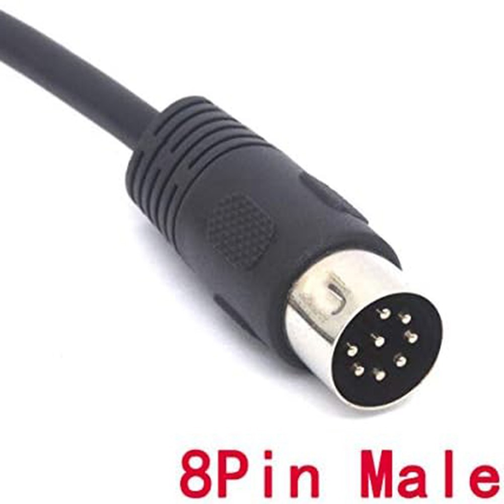 1 5 Meter Strong Build 8Pin DIN Extension Line with Superior Transmission