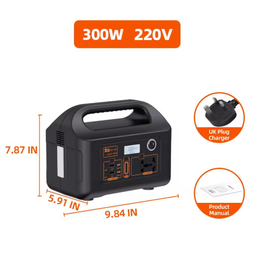 150W Portable Power Station Solar Generator 110V 220V Camping Power Bank