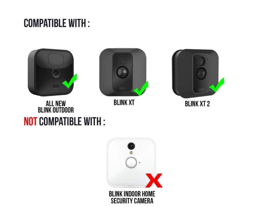 Wasserstein Solar Panel for Blink Outdoor & Blink XT2/XT Camera (2-Pack, White)