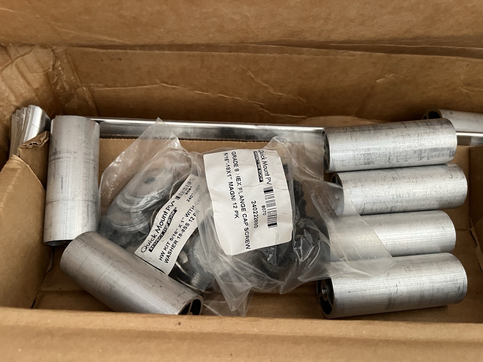 Quick Mount PV QMTR-S3.25-A-12 REV A Tile Replacement Kit Solar Mounting, 12